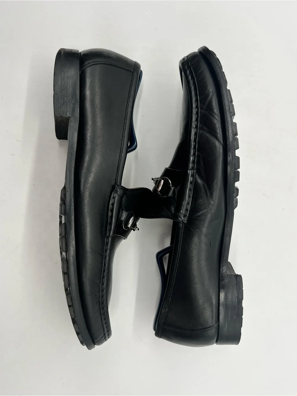Allen Edmonds Lucca Men’s 11.5B Black Leather Horsebit Loafers Dress Shoes